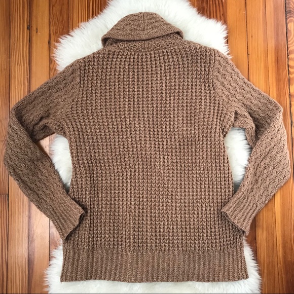MADEWELL Tan Shawl Collar Snap Cardigan Sz XS - Picture 6 of 7